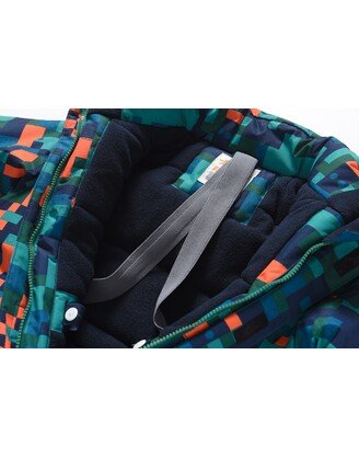 Vientisas pilkas žieminis VALIANLY kombinezonas 128-158 2