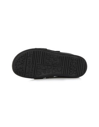 Barefoot juodi batai 31-36 d. S063-317BL 2