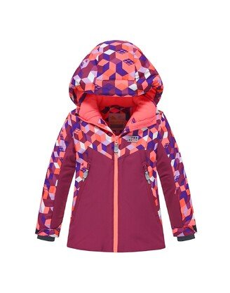 2 dalių tamsiai raudonas Valianly žieminis kombinezonas 110-140 2