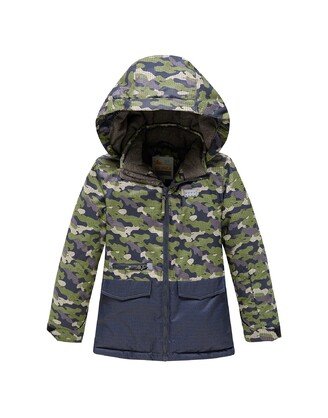 Pilkas 2 dalių žieminis VALIANLY kombinezonas 110-140 2