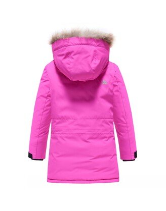 Valianly rožinė žieminė striukė/paltas mergaitei 9442_116-146 3