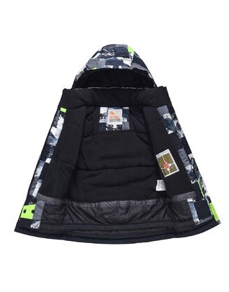 Pilkas 2 dalių Valianly žieminis kombinezonas 128-158 6