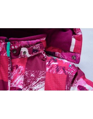 Rožinis 2 dalių žieminis VALIANLY kombinezonas mergaitei 140-170 11