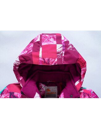 Rožinis 2 dalių žieminis VALIANLY kombinezonas mergaitei 140-170 9