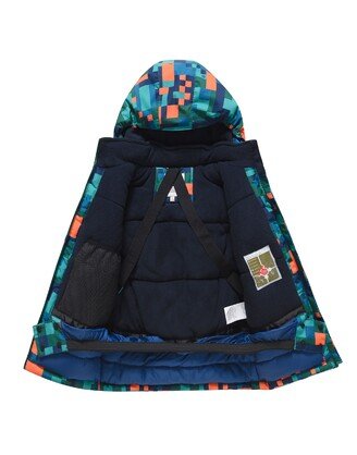 Žalias 2 dalių Valianly žieminis kombinezonas 146-176 2