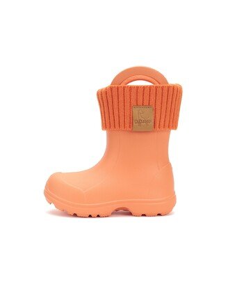 Oranžiniai guminiai batai su i&scaron;imama kojine 20-31 d. I106-52225