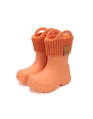 Oranžiniai guminiai batai su i&scaron;imama kojine 20-31 d. I106-52225 2