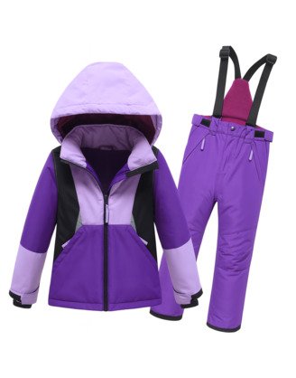 Violetinis 2 dalių Valianly žieminis kombinezonas 9516_purple