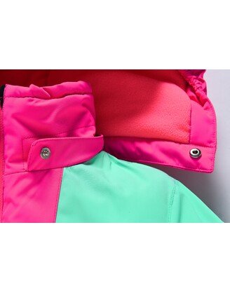 2 dalių rožinis Valianly žieminis kombinezonas 128-158 4