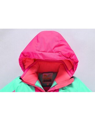 2 dalių rožinis Valianly žieminis kombinezonas 128-158 6