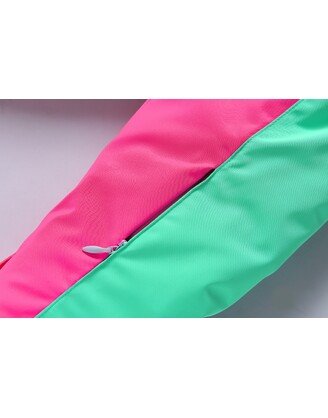 2 dalių rožinis Valianly žieminis kombinezonas 128-158 9