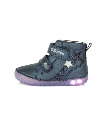 Mėlyni LED batai 31-36 d. A050288L