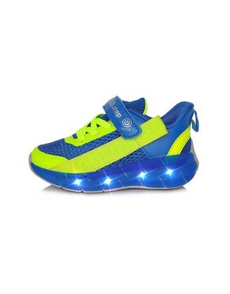 Mėlyni sportiniai LED batai 24-29 d. F61297AM