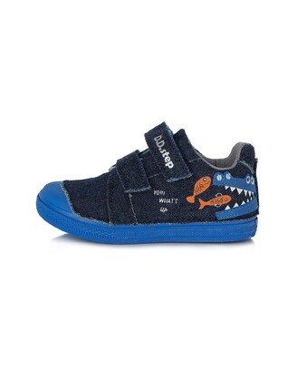 Tamsiai mėlyni canvas batai 25-30 d. C049494M