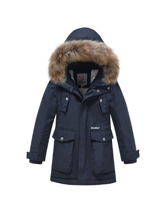 Valianly tamsiai mėlyna žieminė striukė/paltas berniukui 9331_116-146