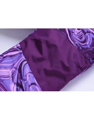 Vientisas violetinis žieminis VALIANLY kombinezonas 110-140