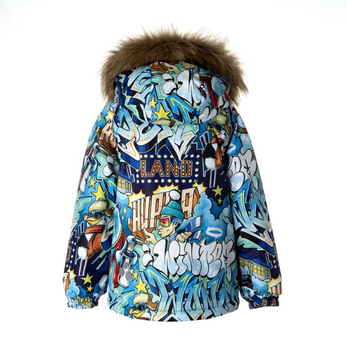 Klasikinė vaikiška striukė MARINEL (300 g) - Image 5