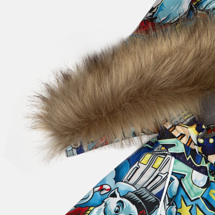 Klasikinė vaikiška striukė MARINEL (300 g) - Image 4