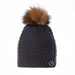 Megzta tamsiai pilkos spalvos kepurė ASH