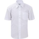 Balti marškiniai trumpomis rankovėmis berniukui BMA10023