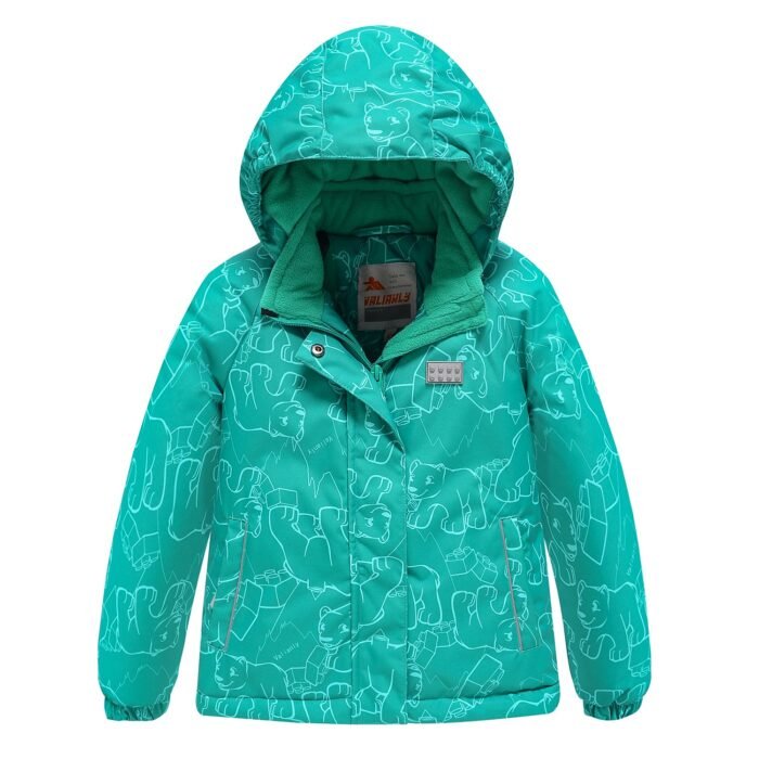 Turkio spalvos 2 dalių žieminis VALIANLY kombinezonas mergaitei 86-116 - Image 3