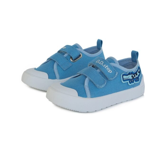 Šviesiai mėlyni canvas batai 22-25 d. CSB449 - Image 6