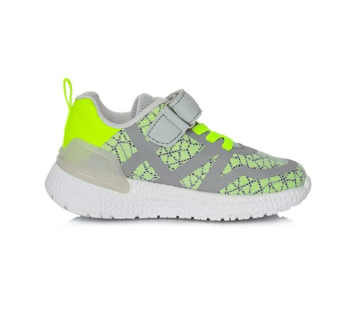 Pilki sportiniai LED batai 24-29 d. F61528M - Image 3