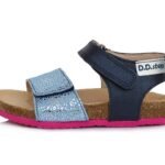 Mėlynos atviru užkulniu basutės kamštiniu padu 25-30 d. AC051741AM