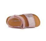 Šviesiai rožinės atviru užkulniu basutės kamštiniu padu 31-36 d. AC051741M - Image 4