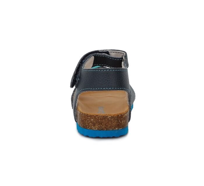 Tamsiai mėlynos atviru užkulniu basutės kamštiniu padu 31-36 d. AC051821L - Image 2