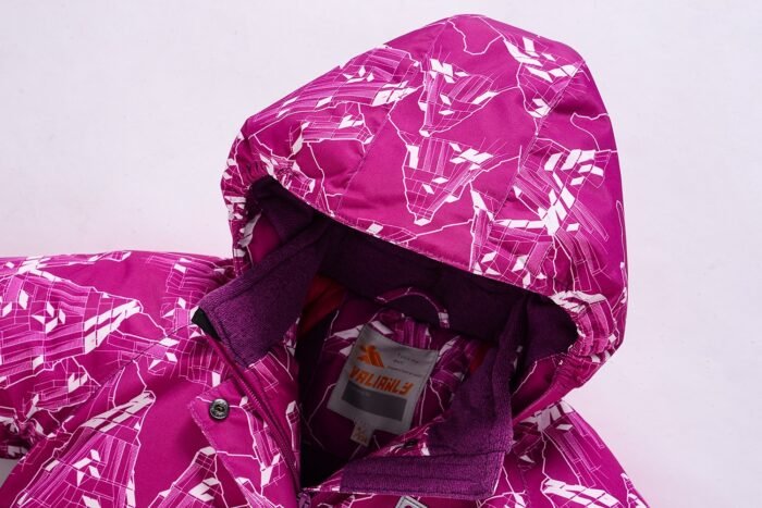 Raudonas 2 dalių žieminis VALIANLY kombinezonas mergaitei 86-116 - Image 4