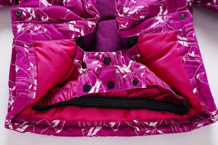 Raudonas 2 dalių žieminis VALIANLY kombinezonas mergaitei 86-116 - Image 7