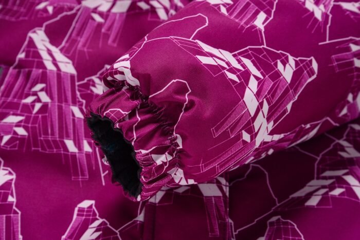 Raudonas 2 dalių žieminis VALIANLY kombinezonas mergaitei 86-116 - Image 10