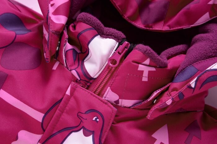 Rožinis 2 dalių žieminis VALIANLY kombinezonas mergaitei 98-128 - Image 9