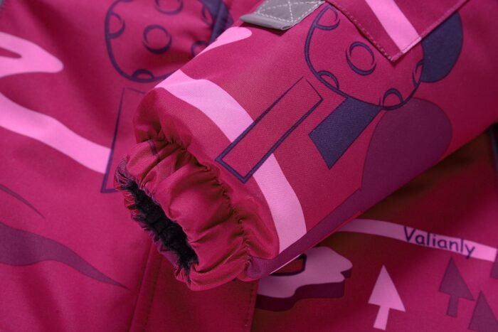 Rožinis 2 dalių žieminis VALIANLY kombinezonas mergaitei 98-128 - Image 13