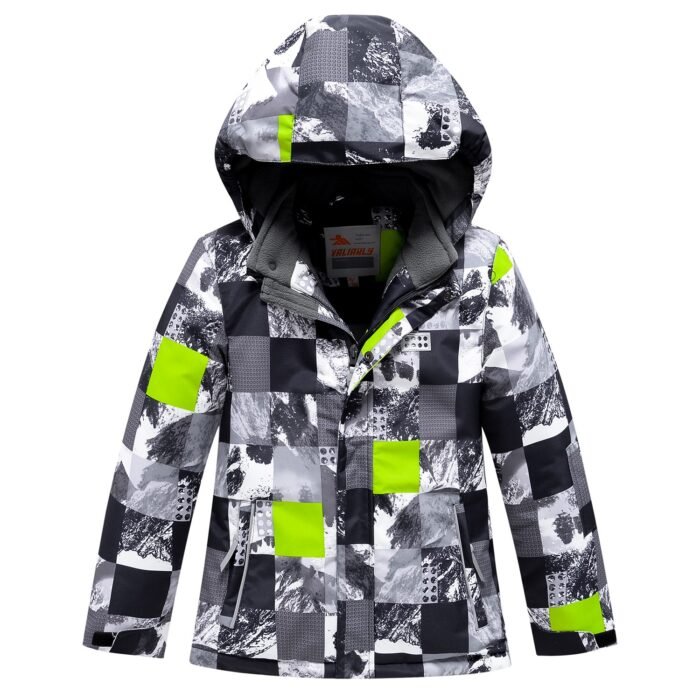 Pilkas 2 dalių žieminis VALIANLY kombinezonas berniukui 140-170 - Image 2