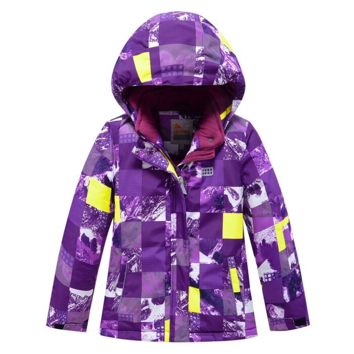 Violetinis 2 dalių žieminis VALIANLY kombinezonas mergaitei 140-170 - Image 2