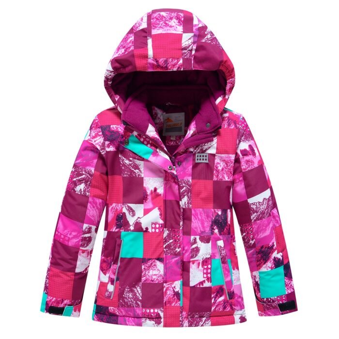 Rožinis 2 dalių žieminis VALIANLY kombinezonas mergaitei 140-170 - Image 2