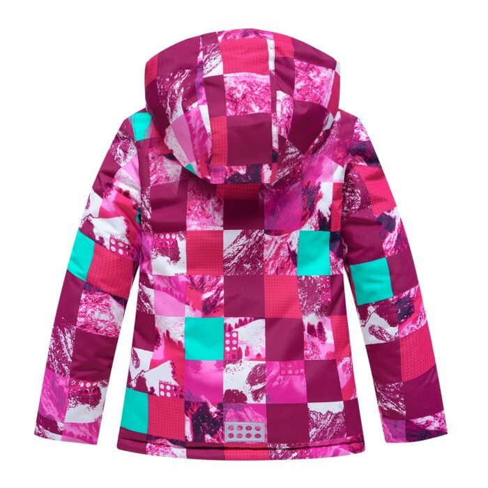 Rožinis 2 dalių žieminis VALIANLY kombinezonas mergaitei 140-170 - Image 4