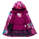 Rožinis 2 dalių žieminis VALIANLY kombinezonas mergaitei 140-170 - Image 8