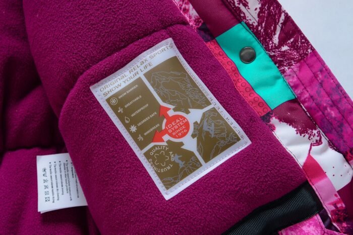 Rožinis 2 dalių žieminis VALIANLY kombinezonas mergaitei 140-170 - Image 10