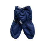 Tamsiai mėlynos kumštinės neperšlampančios sniego pirštinės su užtrauktuku HANDAI - Image 2