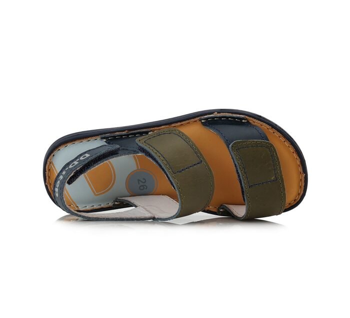 Tamsiai mėlynos barefoot basutės 26-31 d. G076-356AM - Image 4