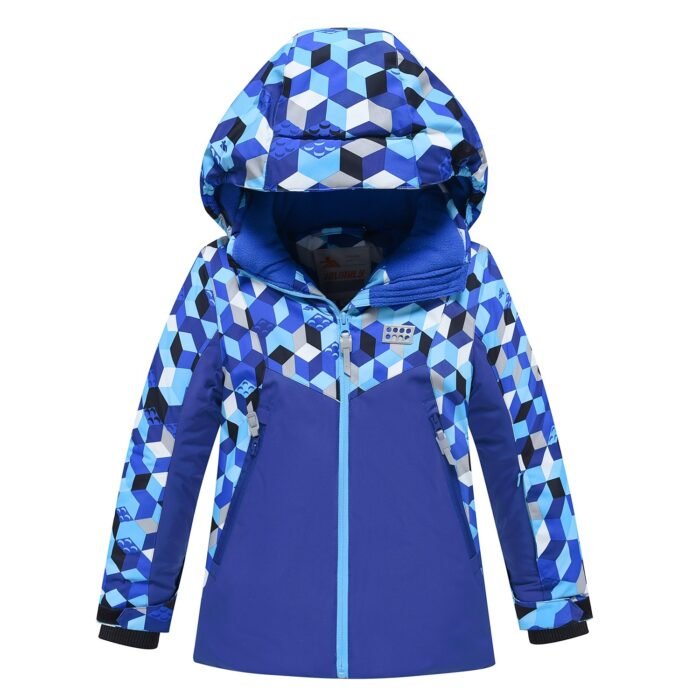 Mėlynas 2 dalių Valianly žieminis kombinezonas 110-140 - Image 2