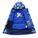 Mėlynas 2 dalių Valianly žieminis kombinezonas 110-140 - Image 4