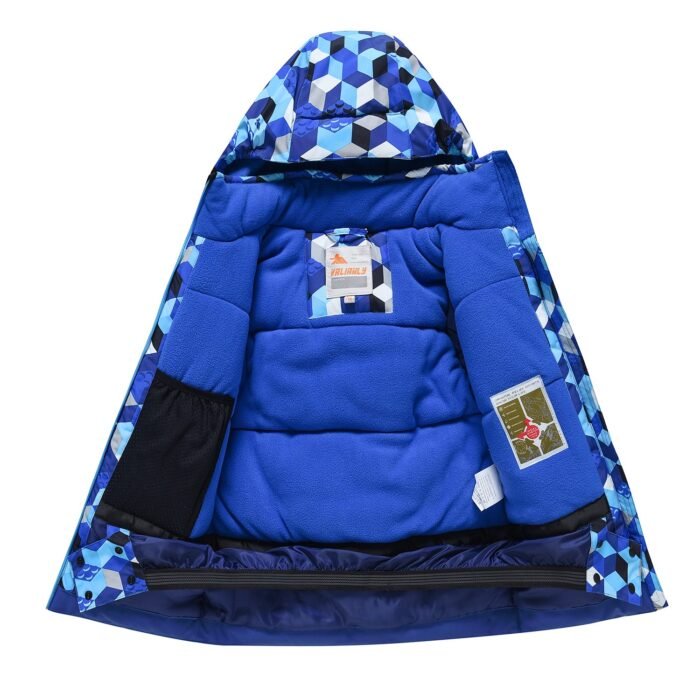 Mėlynas 2 dalių Valianly žieminis kombinezonas 110-140 - Image 4