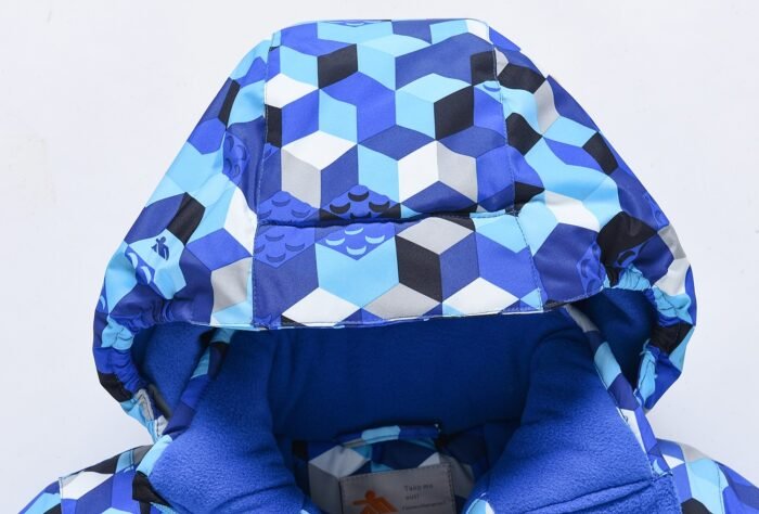 Mėlynas 2 dalių Valianly žieminis kombinezonas 110-140 - Image 7