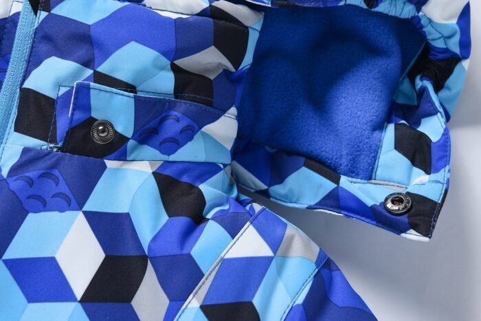 Mėlynas 2 dalių Valianly žieminis kombinezonas 110-140 - Image 8