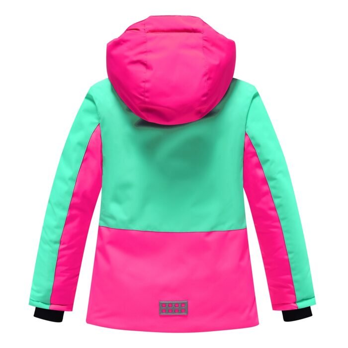 2 dalių rožinis Valianly žieminis kombinezonas 128-158 - Image 3