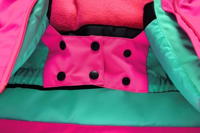 2 dalių rožinis Valianly žieminis kombinezonas 128-158 - Image 7